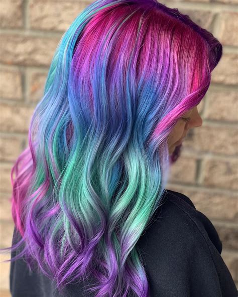 galaxy pink and purple hair|how to get galaxy hair color.